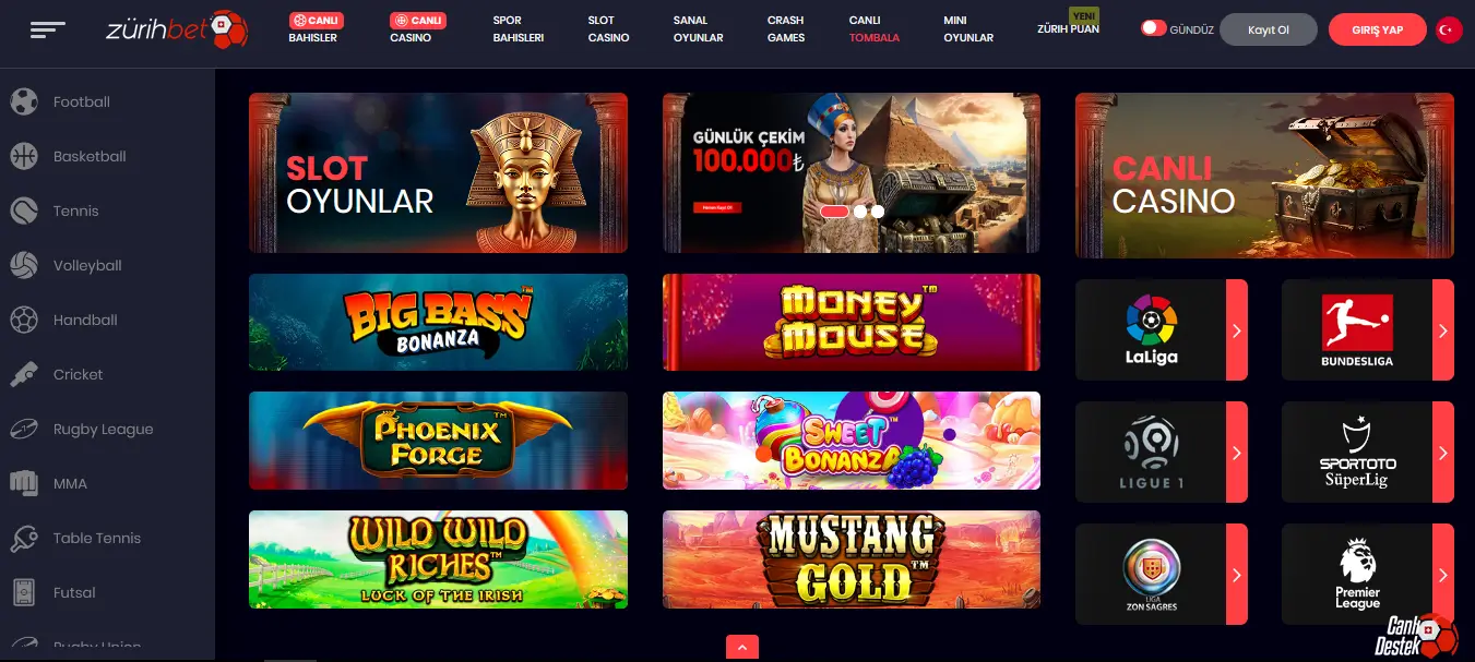 Read more about the article Zürihbet Para Yatırma ve Çekme